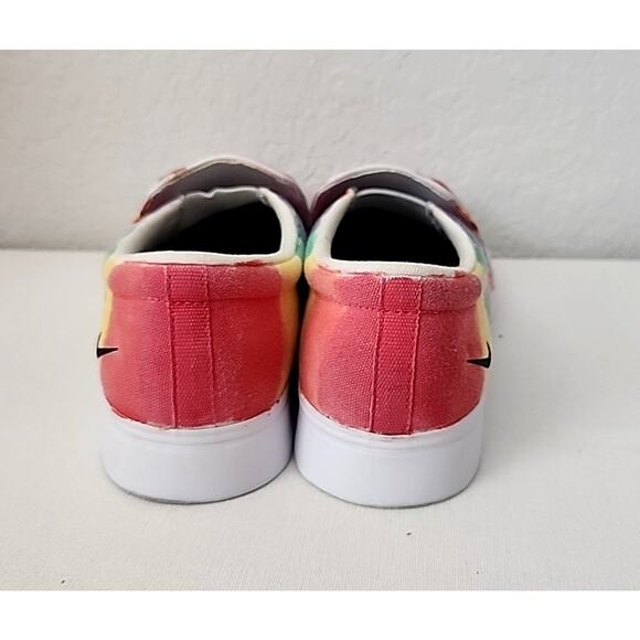 Nike SB Zoom Stefan Janoski Slip-On Rainbow Tie-Dye Canvas Shoes Size 8.5 US... - Picture 2 of 8